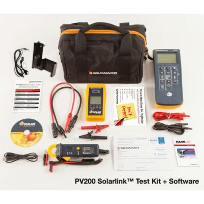 Seaward SolarLink Test Kit (PV200+SS200R+Rögzítő keret+SolarLink) Napelem rendszer telepítő tesztkészlet és szoftver