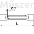 EGA Master 69272 Dupla dugókulcs készlet, metrikus, 6...22 mm