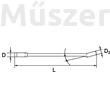 EGA Master 69869 Mastergear Combination csillag-villáskulcs készlet, 12 db, 8...19 mm