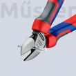 KNIPEX 70 02 160 oldalcsípő fogó műanyaghoz, 160 mm