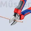 KNIPEX 70 02 160 oldalcsípő fogó műanyaghoz, 160 mm