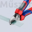 KNIPEX 70 02 160 oldalcsípő fogó műanyaghoz, 160 mm