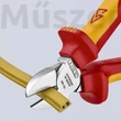 KNIPEX 70 06 160 T VDE szigetelt oldalcsípőfogó, rögzítőszemmel, 160 mm