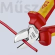KNIPEX 70 06 160 T VDE szigetelt oldalcsípőfogó, rögzítőszemmel, 160 mm