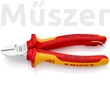 KNIPEX 70 06 160 T VDE szigetelt oldalcsípőfogó, rögzítőszemmel, 160 mm