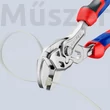 KNIPEX 86 05 150 S02 fogókulcs és csavarkulcs 0-27 mm, 150 mm, recézett pofákkal