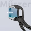 KNIPEX 87 00 100 Cobra XS Mini cső- és vízpumpafogó 0-28 mm, 100 mm