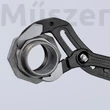 KNIPEX 87 01 400 Cobra XL Hightech cső- és vízpumpafogó 0-95 mm, 400 mm