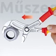 KNIPEX 87 26 250 T Cobra VDE Hightech vízpumpa-fogó szigetelt, 250 mm