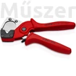 KNIPEX 90 10 185 csővágó többrétegű és pneumatikus tömlőkhöz, Ø 20 mm-ig