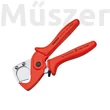 KNIPEX 90 20 185 tömlő és műanyag védőcső vágó, Ø 25 mm-ig