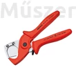 KNIPEX 90 20 185 tömlő és műanyag védőcső vágó, Ø 25 mm-ig