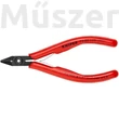 KNIPEX 75 02 125 precíziós oldacsípőfogó, szerszámacél, 125 mm