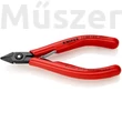 KNIPEX 75 02 125 precíziós oldacsípőfogó, szerszámacél, 125 mm