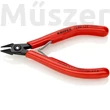 KNIPEX 75 02 125 precíziós oldacsípőfogó, szerszámacél, 125 mm