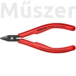 KNIPEX 75 22 125 precíziós oldacsípőfogó, szerszámacél, 125 mm