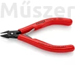 KNIPEX 75 22 125 precíziós oldacsípőfogó, szerszámacél, 125 mm