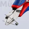 KNIPEX 77 02 115 elektronikai oldalcsípőfogó, 115 mm