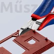 KNIPEX 77 22 115 elektronikai oldalcsípőfogó, 115 mm