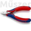 KNIPEX 77 72 115 elektronikai oldalcsípőfogó, csúcsos mini fej, kis fazettával, 115 mm