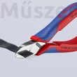 KNIPEX 77 82 130 elektronikai oldalcsípőfogó, kerek fej, fazetta nélkül, 130 mm