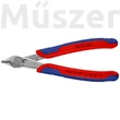 KNIPEX 78 13 125 precíziós vágófogó, rozsdamentes acél, huzalszorítóval, 125 mm