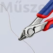 KNIPEX 78 13 125 precíziós vágófogó, rozsdamentes acél, huzalszorítóval, 125 mm