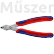 KNIPEX 78 23 125 precíziós vágófogó, rozsdamentes acél, hajlított vágócsúcs, 125 mm