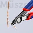 KNIPEX 78 41 125 precíziós vágófogó, szerszámacélból, huzalszorítóval, 125 mm
