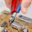 KNIPEX 78 71 125 precíziós vágófogó, szerszámacélból, huzalszorítóval, 125 mm