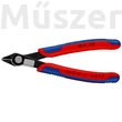 KNIPEX 78 91 125 precíziós vágófogó, szerszámacélból, kemény dróthoz, huzalszorítóval, 125 mm