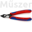 KNIPEX 78 91 125 precíziós vágófogó, szerszámacélból, kemény dróthoz, huzalszorítóval, 125 mm