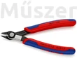 KNIPEX 78 91 125 precíziós vágófogó, szerszámacélból, kemény dróthoz, huzalszorítóval, 125 mm