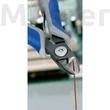 KNIPEX 79 12 125 precíziós elektronikai oldalcsípőfogó, kis fazettával, 125 mm