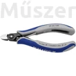 KNIPEX 79 22 125 precíziós elektronikai oldalcsípőfogó, kis fazettával, 125 mm