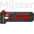 KNIPEX 12 80 100 SB Mini huzalcsupaszító szerszám, Ø 0,3...1,0 mm
