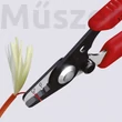 KNIPEX 12 82 130 SB kábelcsupaszító fogó optikai kábelhez