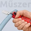 KNIPEX 16 20 165 SB kábelcsupaszító szerszám szikével