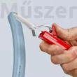KNIPEX 16 20 165 SB kábelcsupaszító szerszám szikével