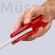 KNIPEX 16 85 125 SB Univerzális kábelcsupaszító szerszám, 125 mm