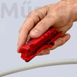 KNIPEX 16 85 125 SB Univerzális kábelcsupaszító szerszám, 125 mm