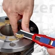 KNIPEX 90 10 165 BK univerzális kés