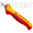 KNIPEX 98 53 03 szigetelt kábelcsupaszító kés kör keresztmetszetű kábelekhez