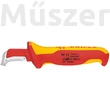 KNIPEX 98 55 szigetelt kábelcsupaszító kés csúszósaruval