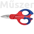 KNIPEX 95 05 155 SB villanyszerelő olló 160 mm