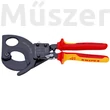 KNIPEX 95 36 280 szigetelt racsnis kábelvágó 280 mm