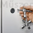 KNIPEX 00-11-01 TwinKey kapcsolószekrény kulcs