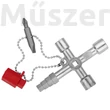 KNIPEX 00-11-04 Profi-Key kapcsolószekrény kulcs 89 mm