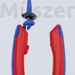 KNIPEX TetheredTool klipszek 3 db szerszámokhoz, piros