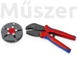 KNIPEX 97 33 LE MultiCrimp krimpelő fogó és üres cseretár